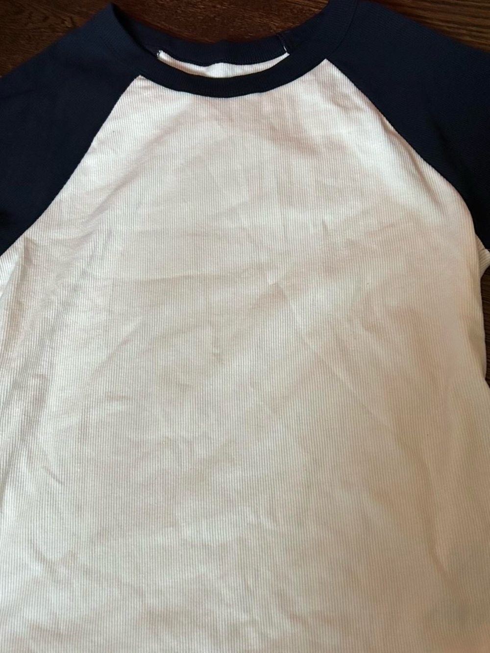 Old Navy White Ribbed Top